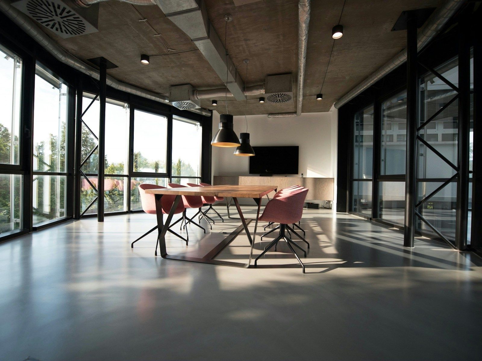 Bright, modern office space